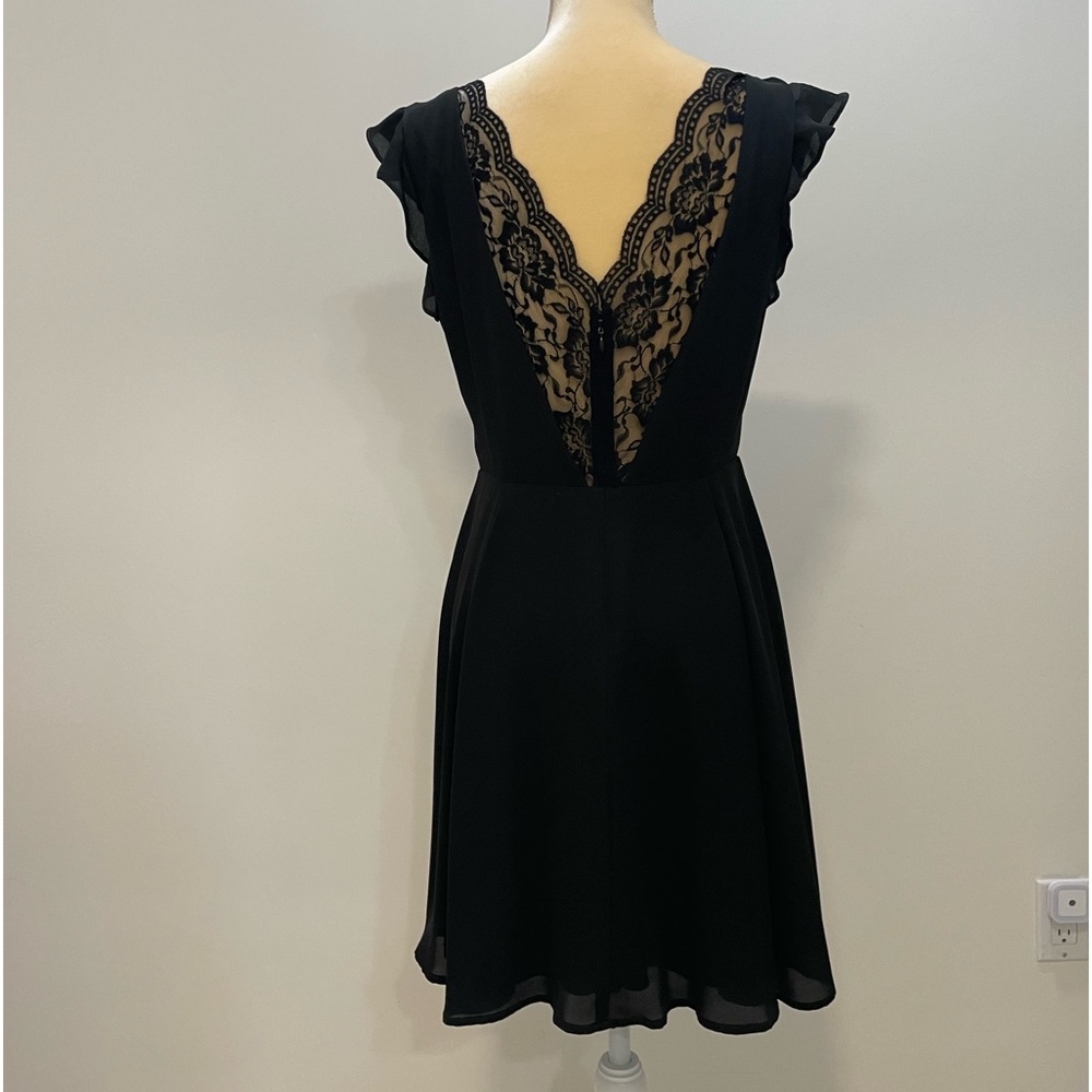 Express Black Lace-Back Dress - Picture 8 of 12